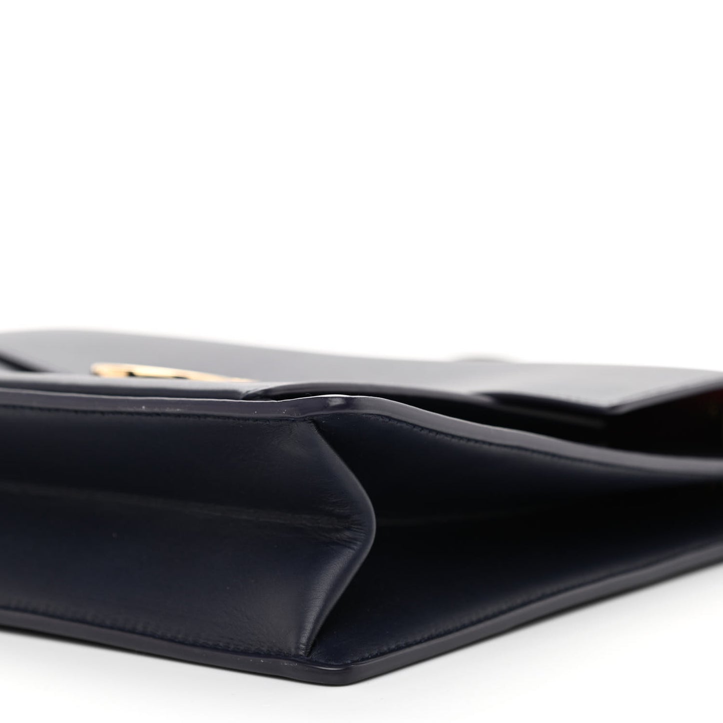 Calfskin Marisol Top Handle Shoulder Bag Navy