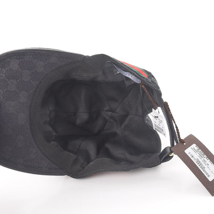 Gucci Monogram Web Baseball Hat M Black 5 of 8