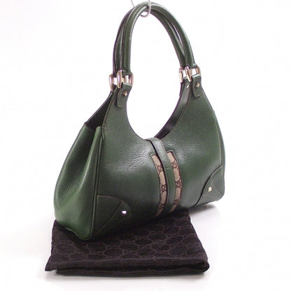 Gucci Leather Medium Bardot Green 4 of 12