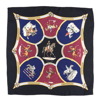 Hermes Silk Les General L'Hotte Scarf 90 1 of 4