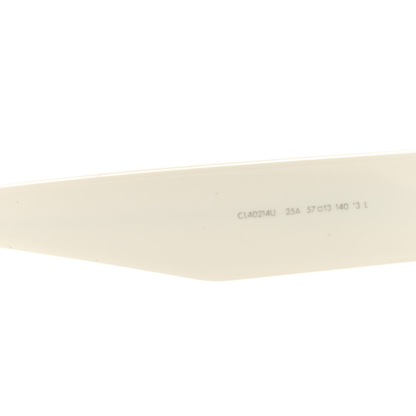 Acetate Monochroms Square Sunglasses CL40214U White