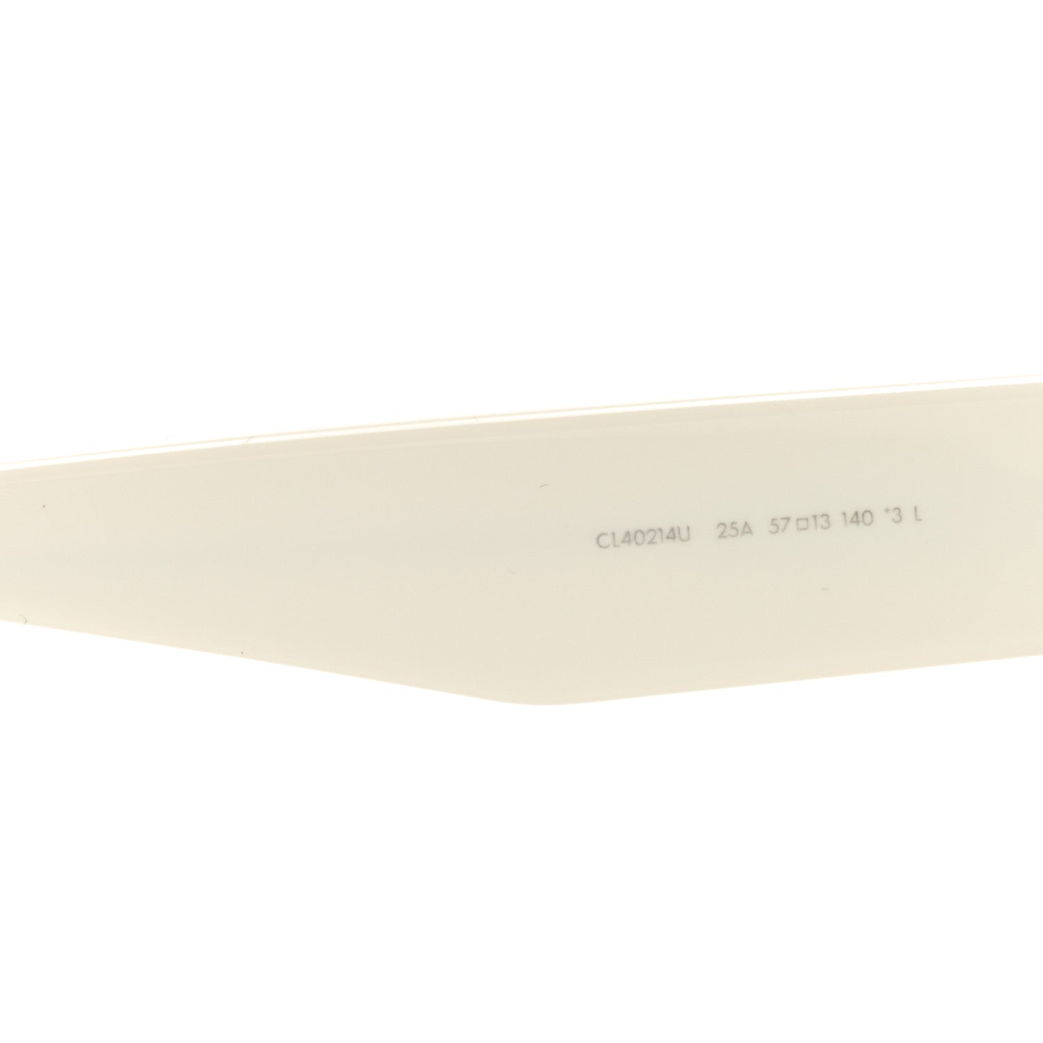 Celine Acetate Monochroms Square Sunglasses CL40214U White 6 of 7