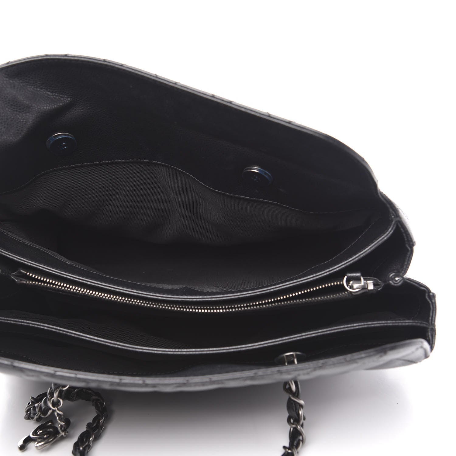 Chanel Caviar Quilted City Shopping Tote Black 5 of 13