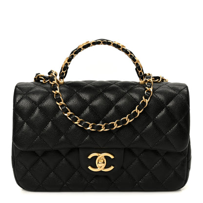 Chanel Caviar Quilted Small Handy CC Flap Black 1 of 11