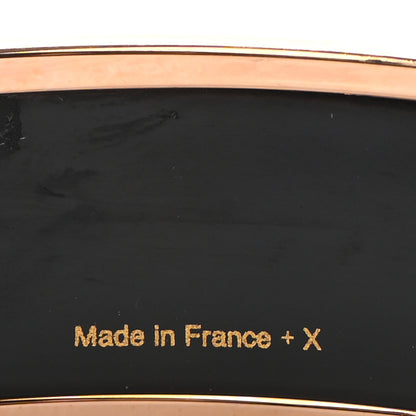 Hermes Enamel Printed Wide Le Marche de Savana Bracelet 70 Romantique 4 of 5