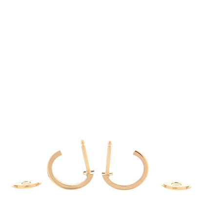 Cartier 18K Yellow Gold Small LOVE Hoop Earrings 3 of 6