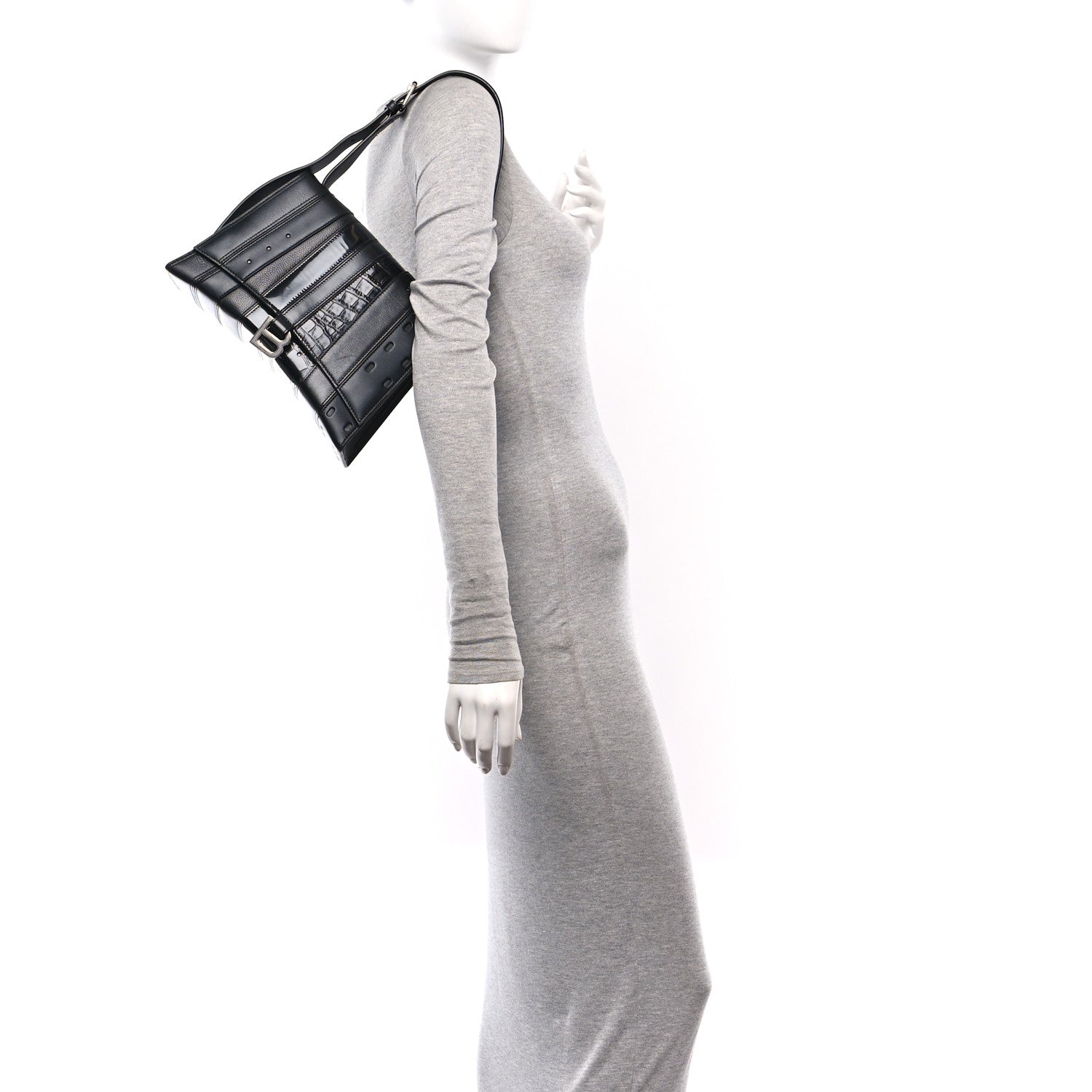 Balenciaga Multibelt Hourglass Top Handle Bag Black 2 of 10