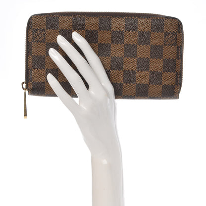 Louis Vuitton Damier Ebene Zippy Wallet 2 of 10