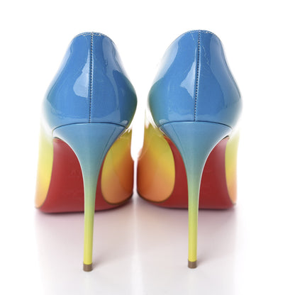 Christian Louboutin Patent Sunrise Pigalle Follies 100 Pumps 38.5 Multicolor 6 of 9