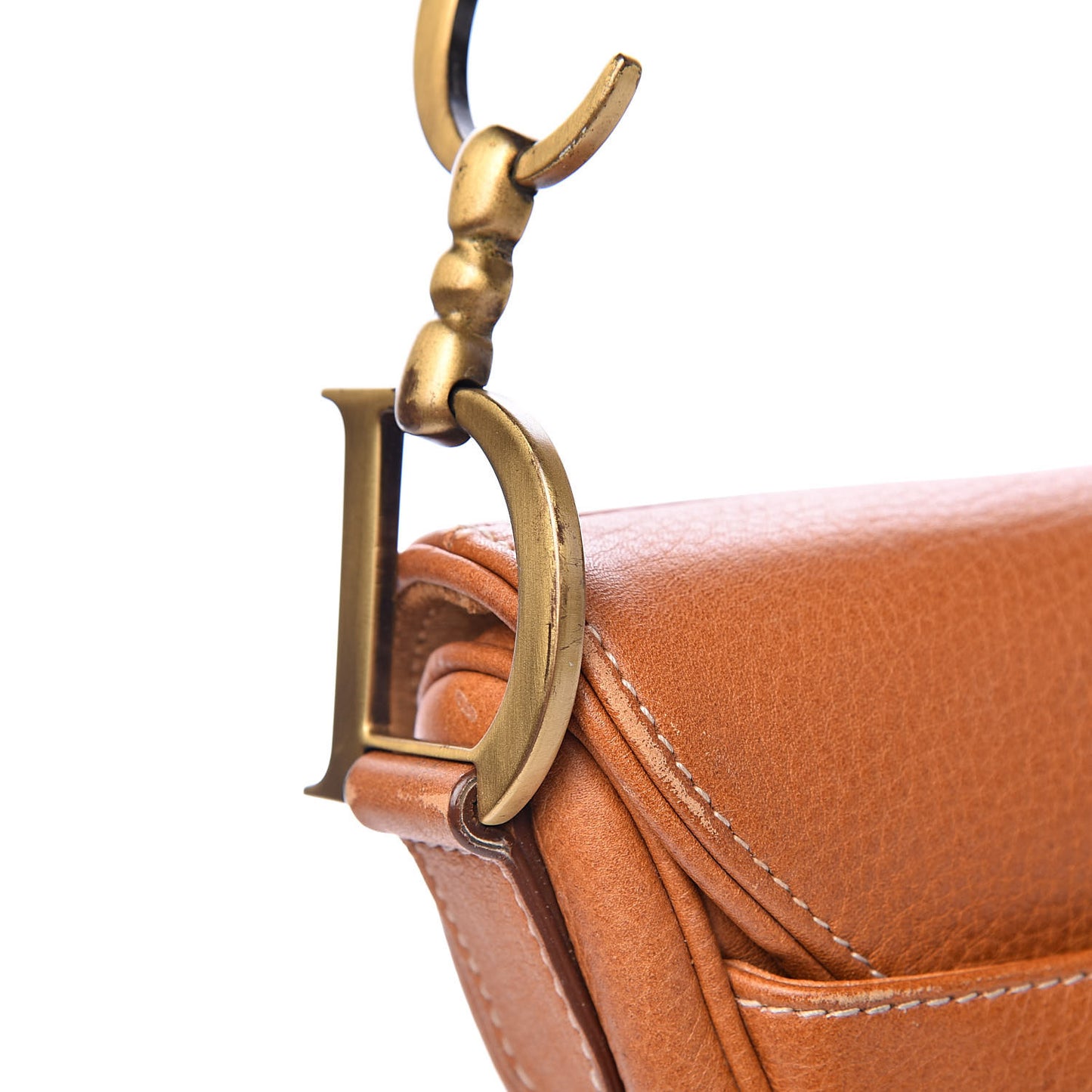 Calfskin Saddle Bag Tan