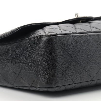Chanel Caviar Quilted Jumbo Single Flap Black 8 of 16