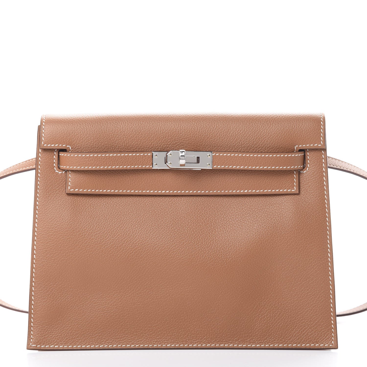 Hermes Evercolor Kelly Danse II Belt Bag Gold 7 of 11