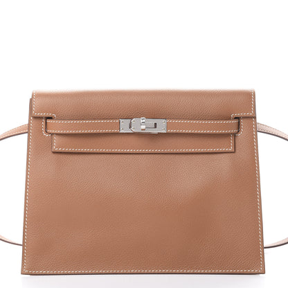 Hermes Evercolor Kelly Danse II Belt Bag Gold 7 of 11
