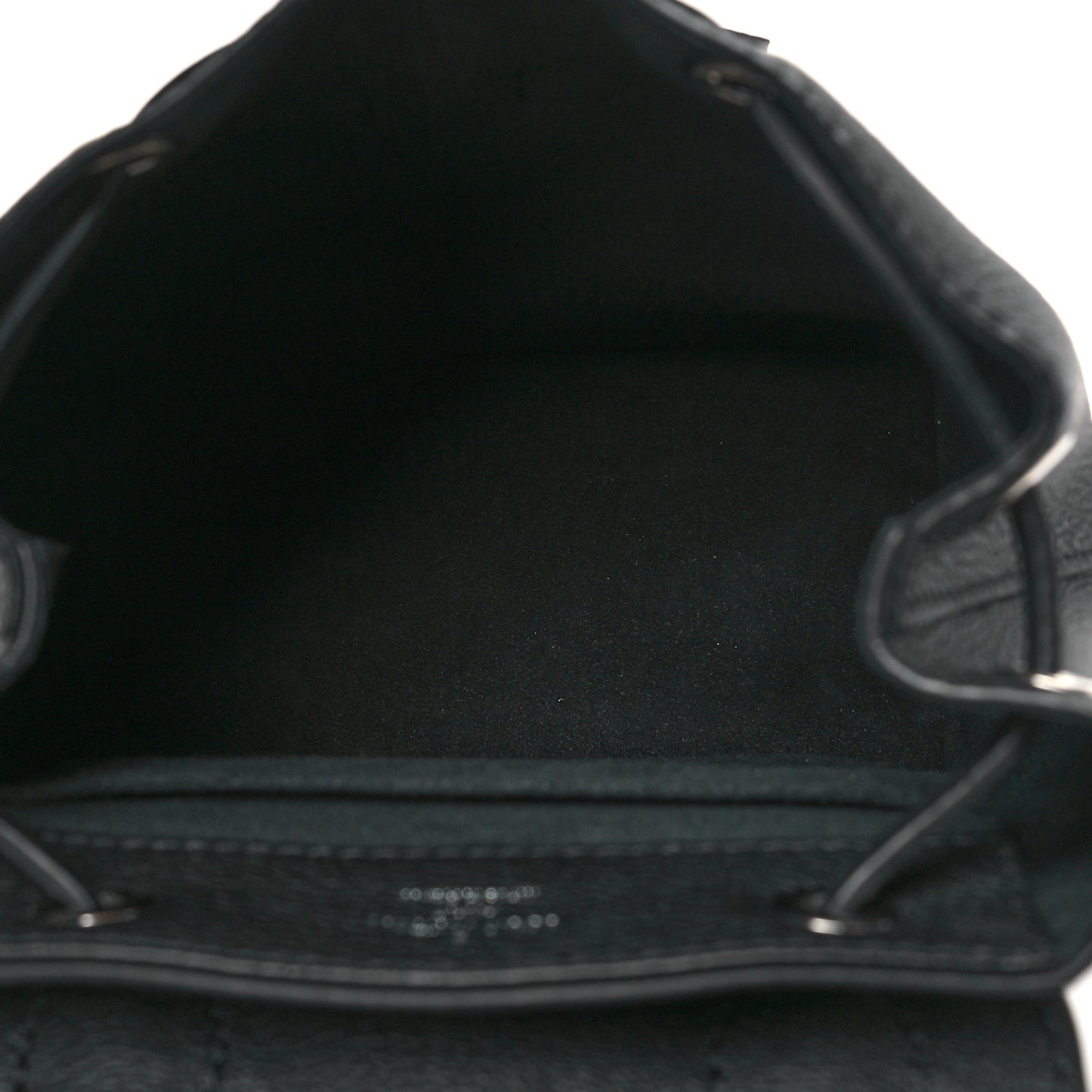 Calfskin Lockme Mini Backpack Black