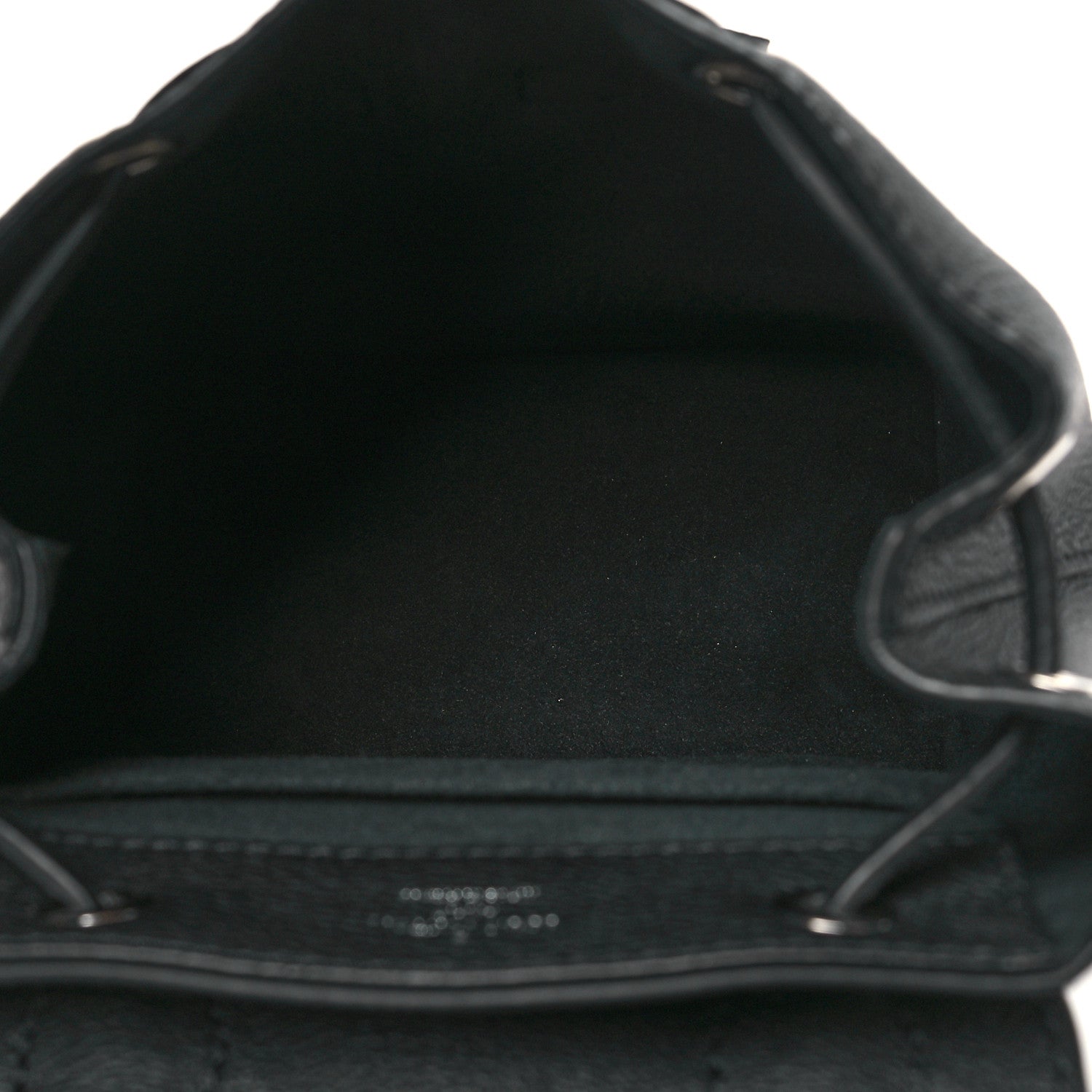 Louis Vuitton Calfskin Lockme Mini Backpack Black 5 of 9