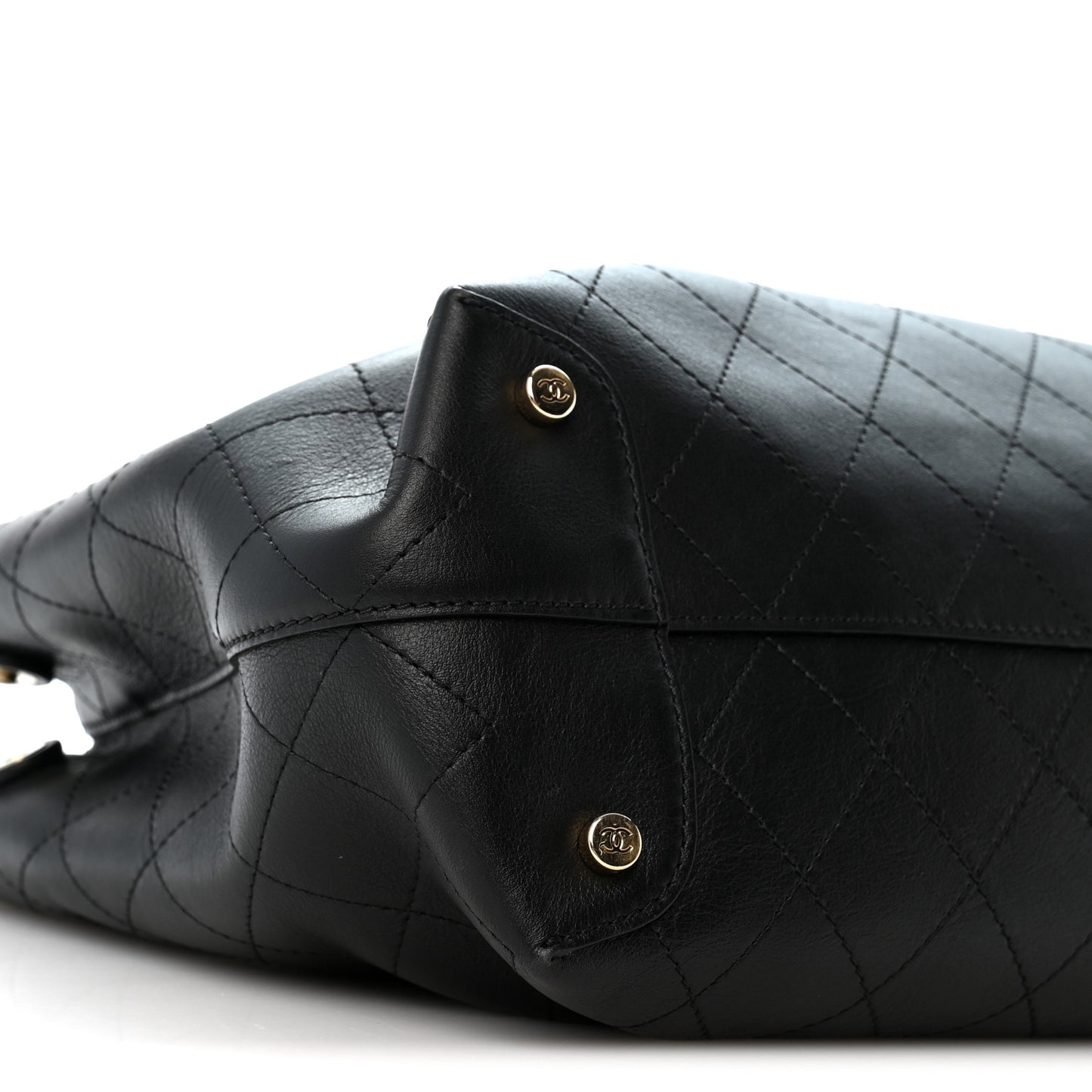 Calfskin Serial Shopper Tote Black