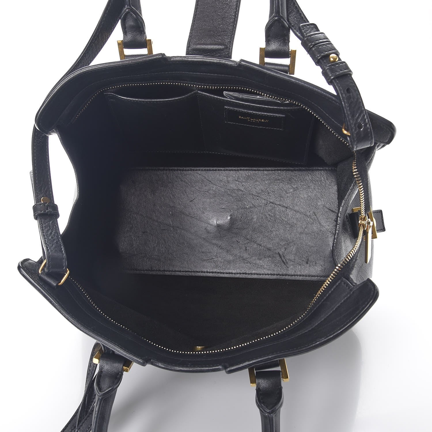 Saint Laurent Calfskin Small Classic Y Cabas Black 5 of 15