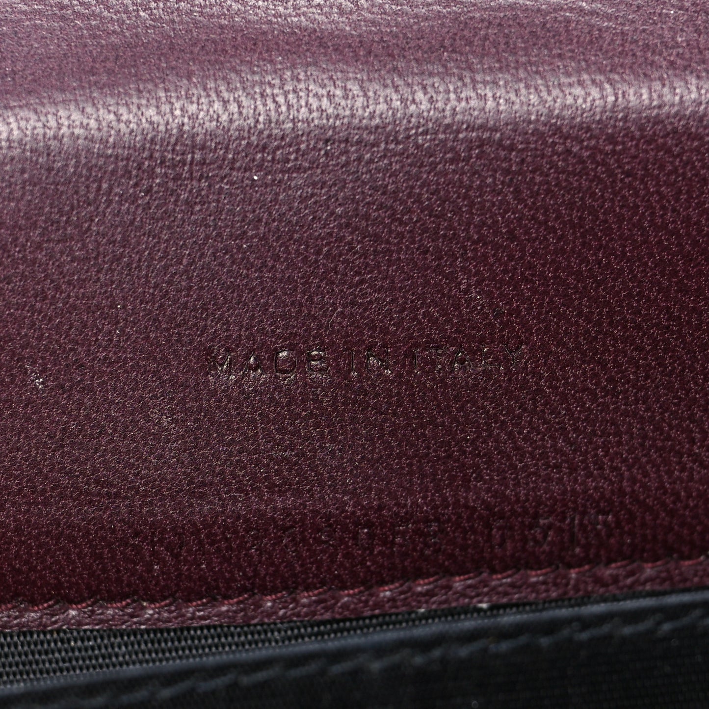 Calfskin Matelasse Chevron Monogram Envelope Chain Wallet Rouge Legion