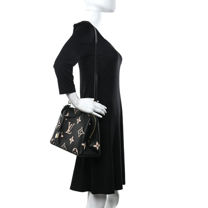 Louis Vuitton Empreinte Monogram Giant Petit Palais Black Beige 2 of 10