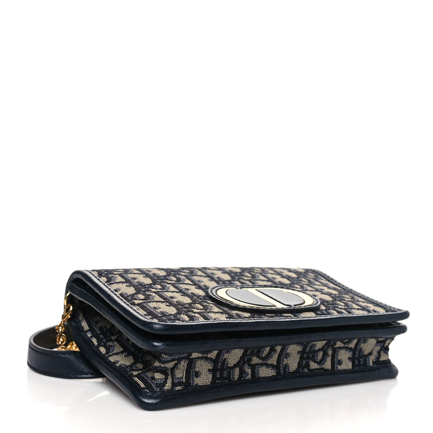 Christian Dior Oblique 30 Montaigne 2-In-1 Pouch Blue 4 of 10