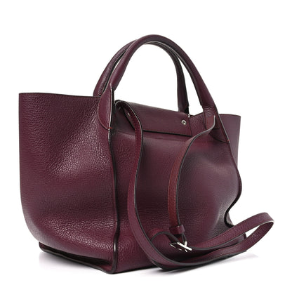 Celine Supple Grained Calfskin Small Big Bag Wine 3 of 9