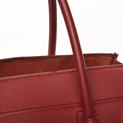 Celine Supple Calfskin Medium Phantom Luggage Red 13 of 19