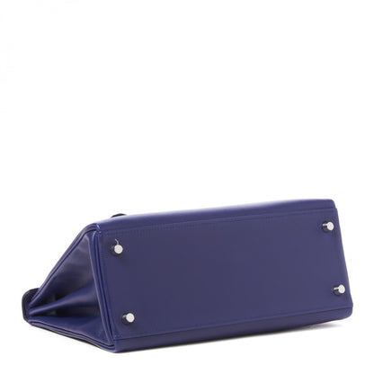 Hermes Evercolor Verso Kelly Retourne 28 Bleu Encre Bleu Zellige 4 of 35