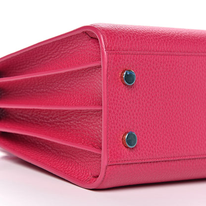 Saint Laurent Grained Calfskin Baby Sac De Jour Lipstick Fuchsia 9 of 10