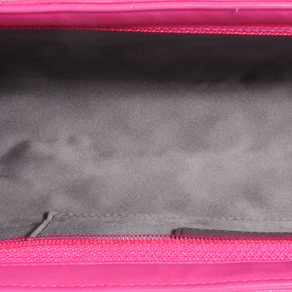 Chanel Patent Calfskin Lucky Symbols Pochette Hot Pink 6 of 8