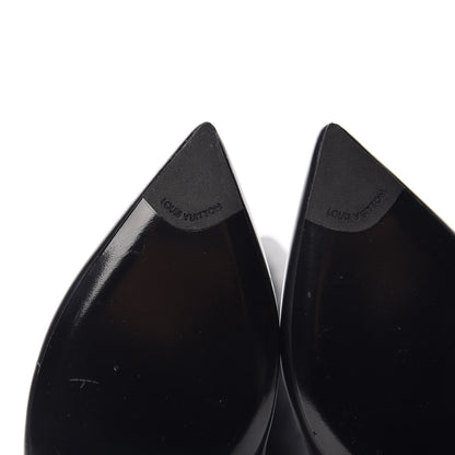 Louis Vuitton Calfskin Thigh Flat Boots 37.5 Black 8 of 8