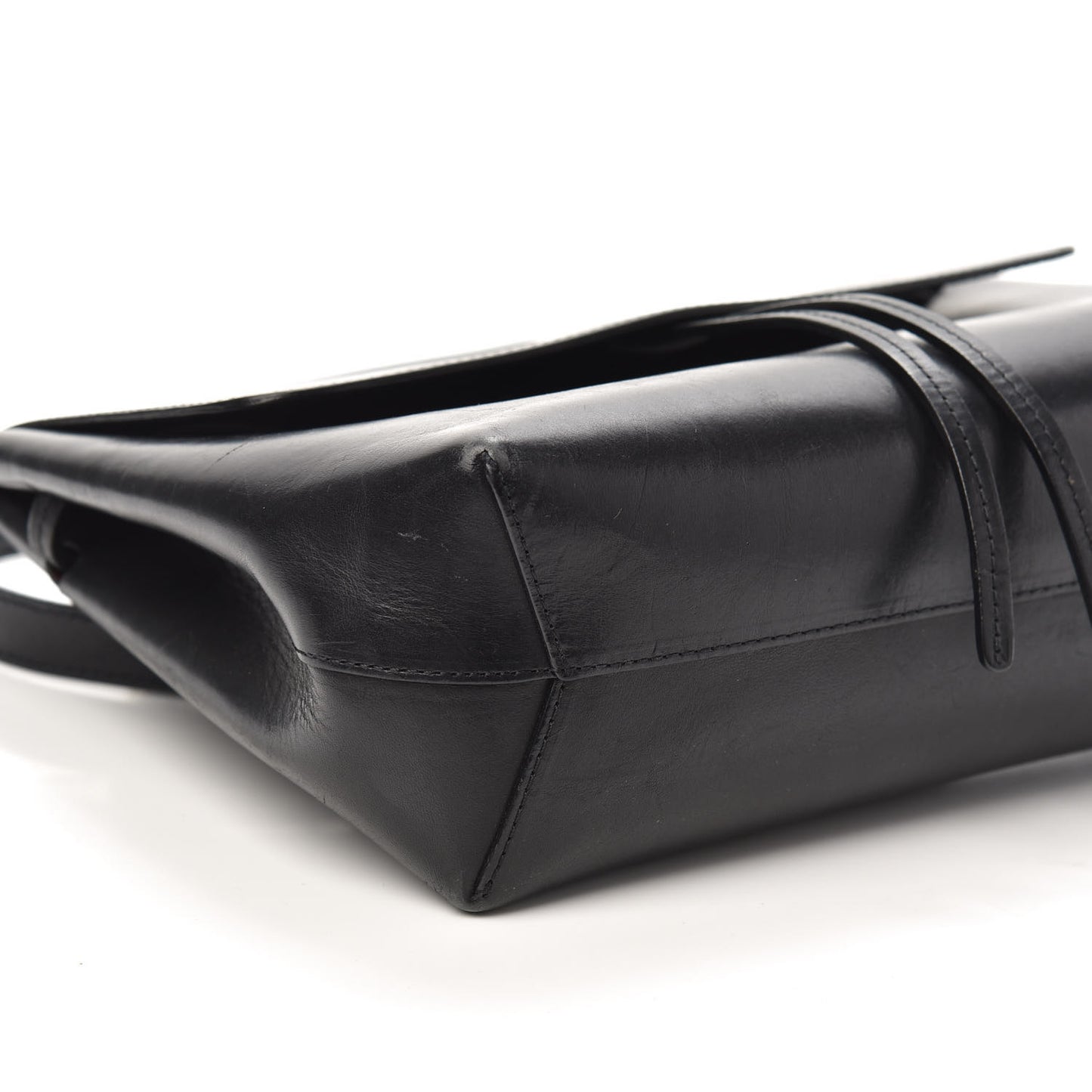Calfskin Mini Lady Bag Black Flamma