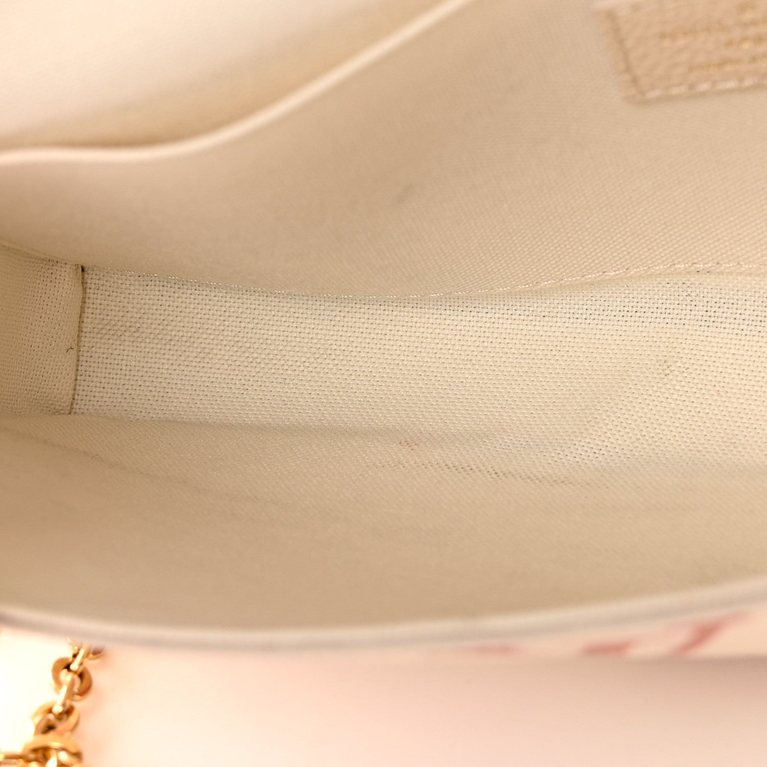 Louis Vuitton Empreinte Monogram Giant By The Pool Felicie Pochette Chain Wallet Creme Rose Trianon 14 of 18