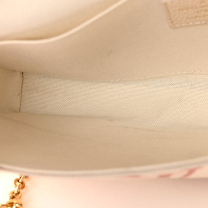 Louis Vuitton Empreinte Monogram Giant By The Pool Felicie Pochette Chain Wallet Creme Rose Trianon 14 of 18