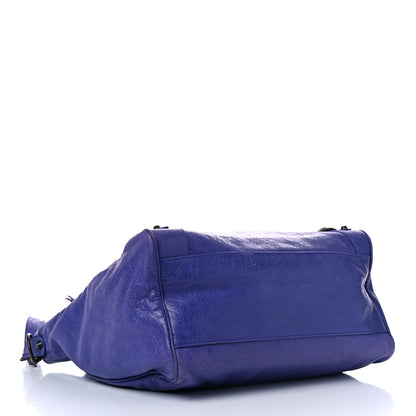 Balenciaga Agneau Classic Hardware Velo Bleu Lavande 4 of 19