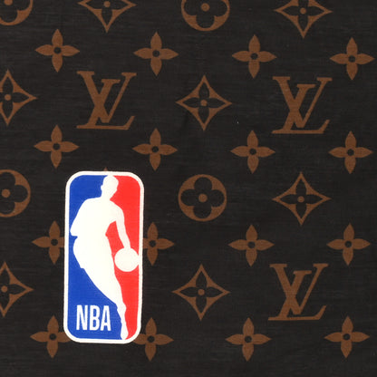 Louis Vuitton X NBA Cotton Silk Letters Mask Cover and Bandana Set Brown 3 of 3
