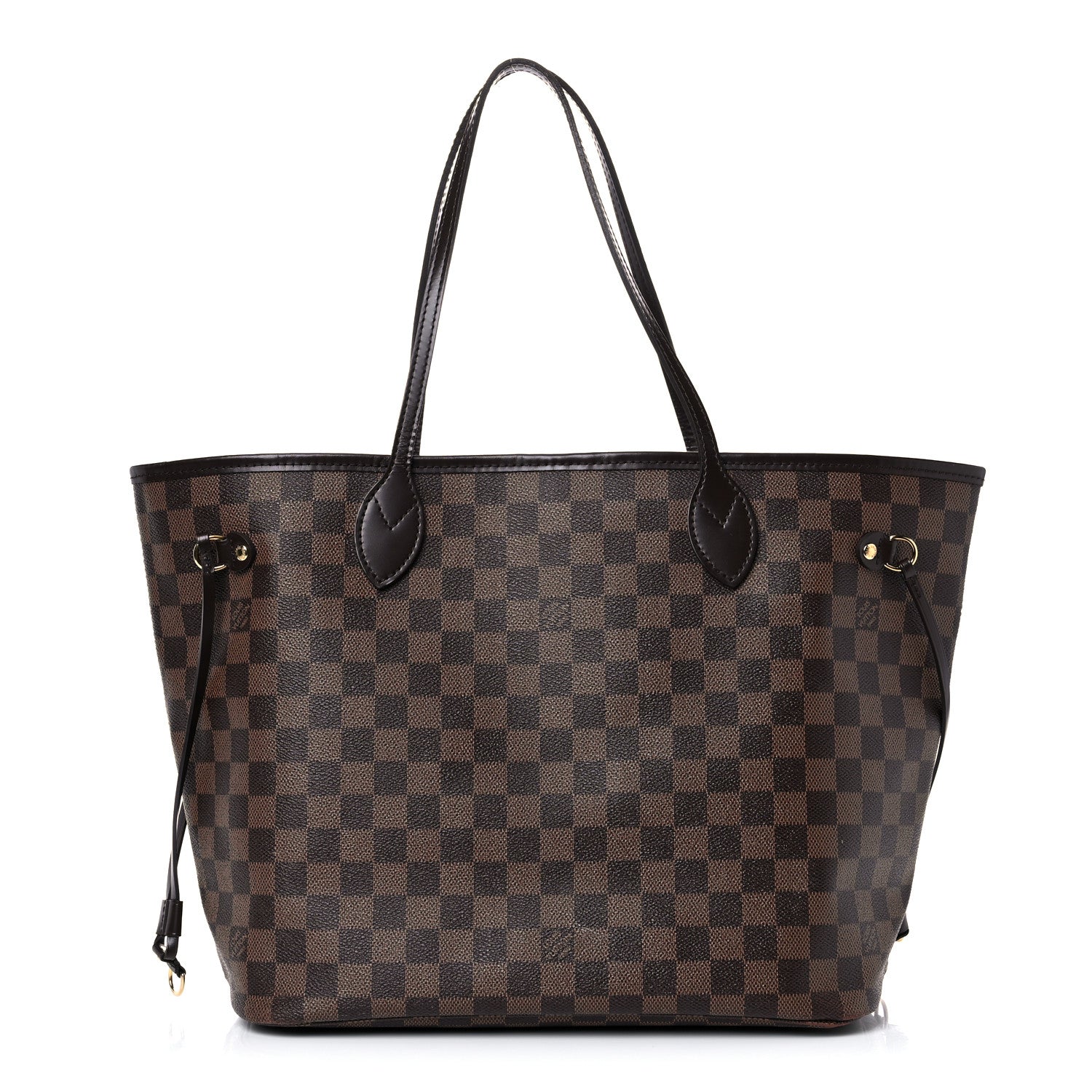 Louis Vuitton Damier Ebene Neo Neverfull MM Rose Ballerine 1 of 31