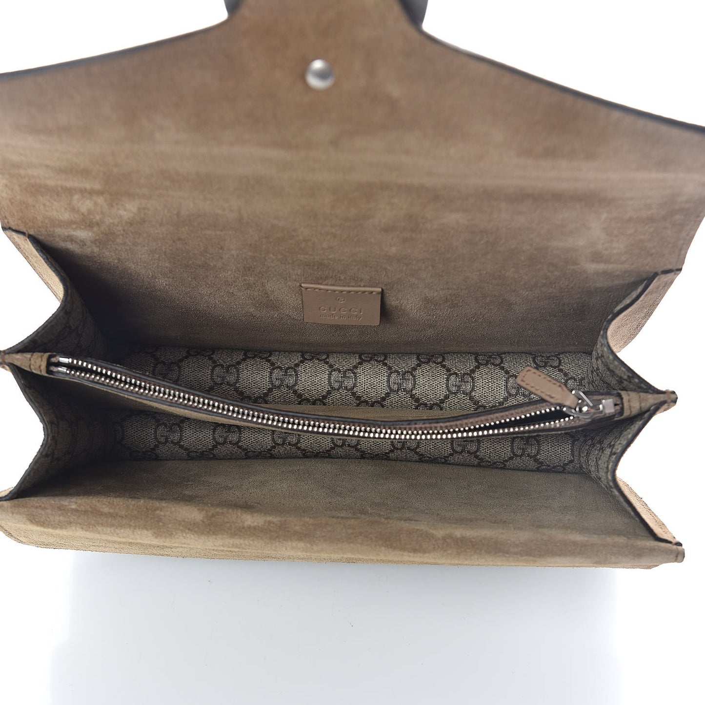 GG Supreme Monogram Small Dionysus Shoulder Bag Taupe