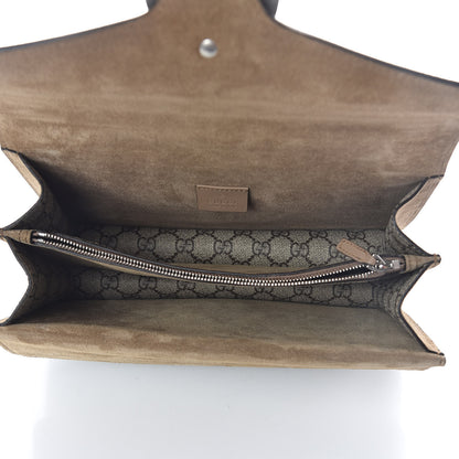 Gucci GG Supreme Monogram Small Dionysus Shoulder Bag Taupe 5 of 9