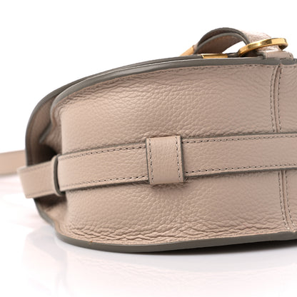 Chloe Grained Calfskin Small Marcie Saddle Bag Nomad Beige 7 of 9