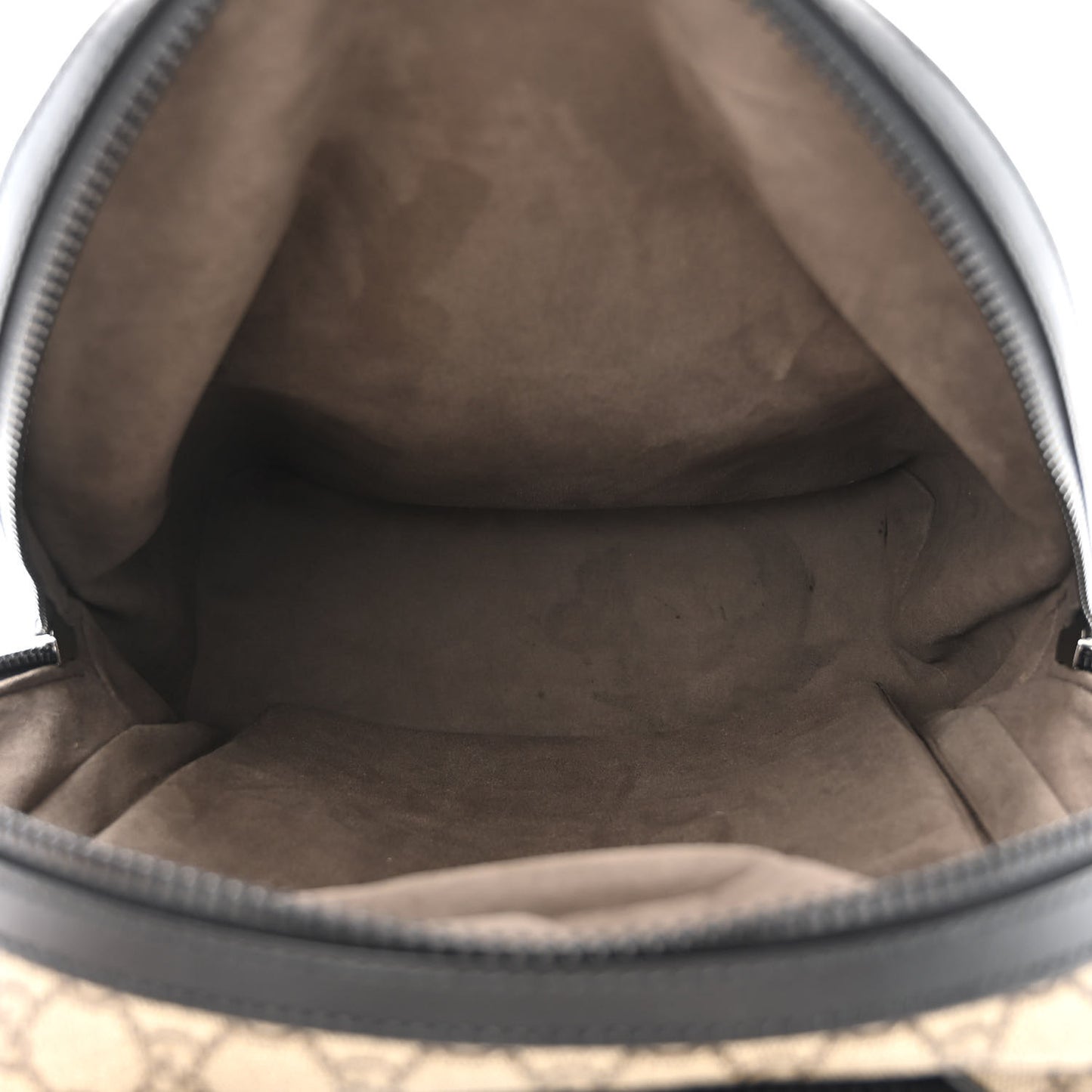 GG Supreme Monogram Medium Backpack Black