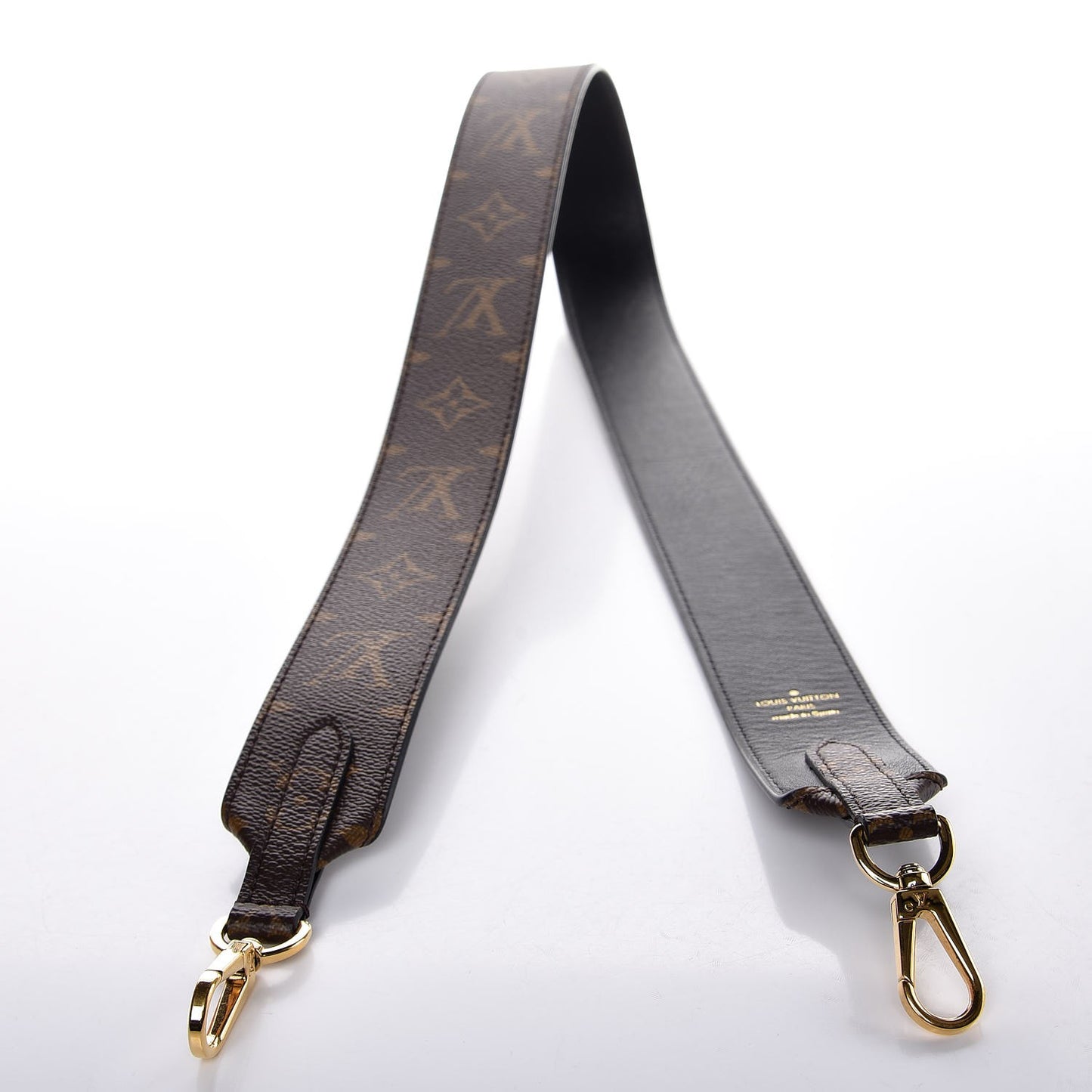 Monogram Bandouliere Shoulder Strap Black