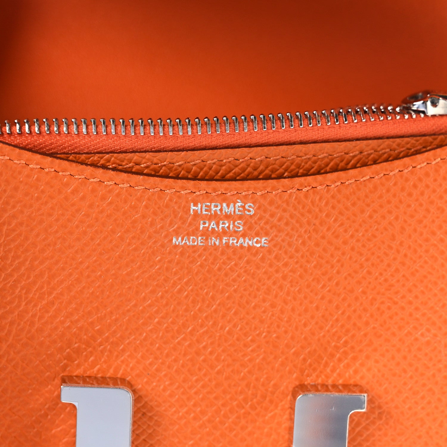 Hermes Epsom Constance Slim Wallet Abricot 7 of 7