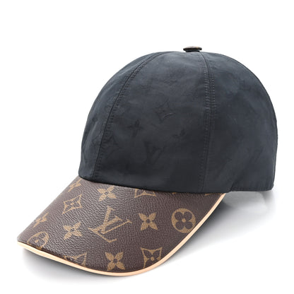 Louis Vuitton Polyester Silk Monogram LV Get Ready Cap M Black 1 of 8