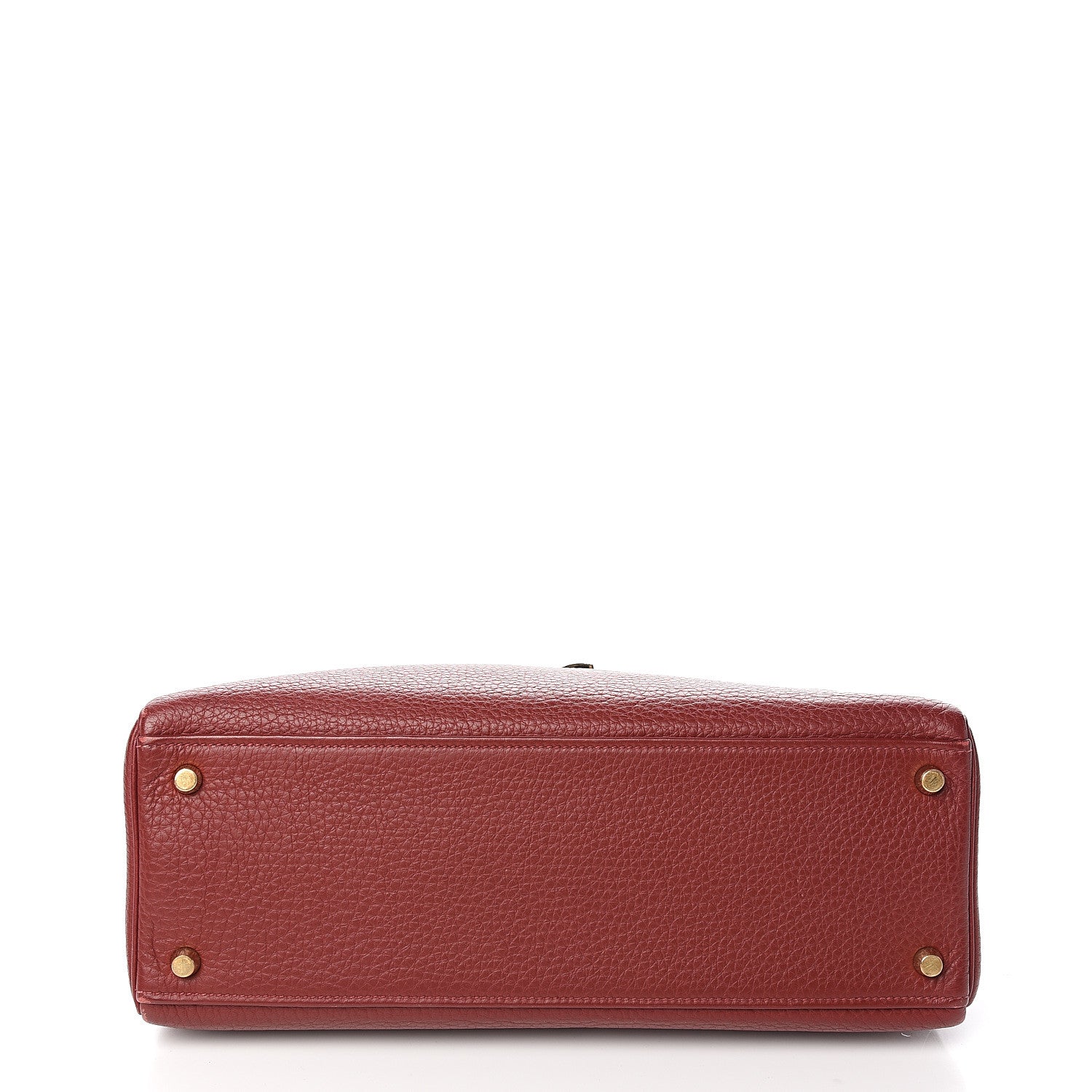 Hermes Taurillon Clemence Retourne Kelly 32 Rouge H 5 of 35
