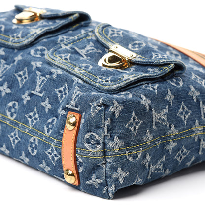 Louis Vuitton Denim Baggy GM Blue 7 of 9