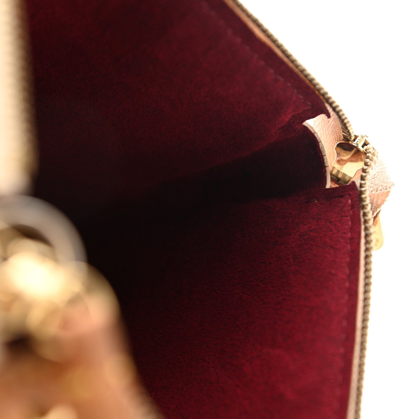 Monogram Multicolor Pochette Accessories White