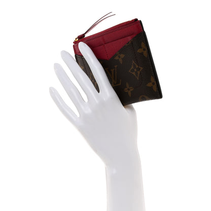 Louis Vuitton Monogram Zipped Card Holder Fuchsia 2 of 7