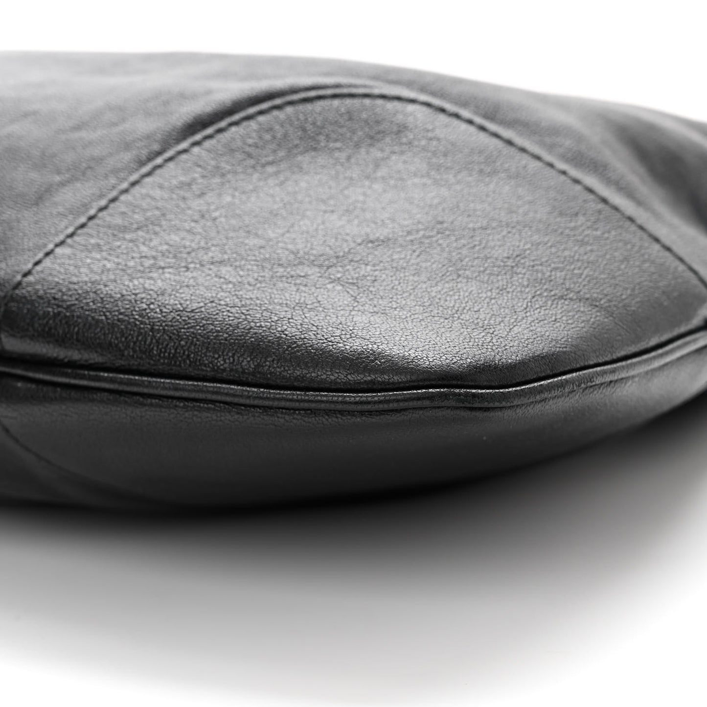 Sakai Calfskin Horsebit 1955 Cinch Top Messenger Bag Black