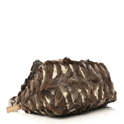 Fendi Rabbit Fur Mama Baguette Bag 4 of 17