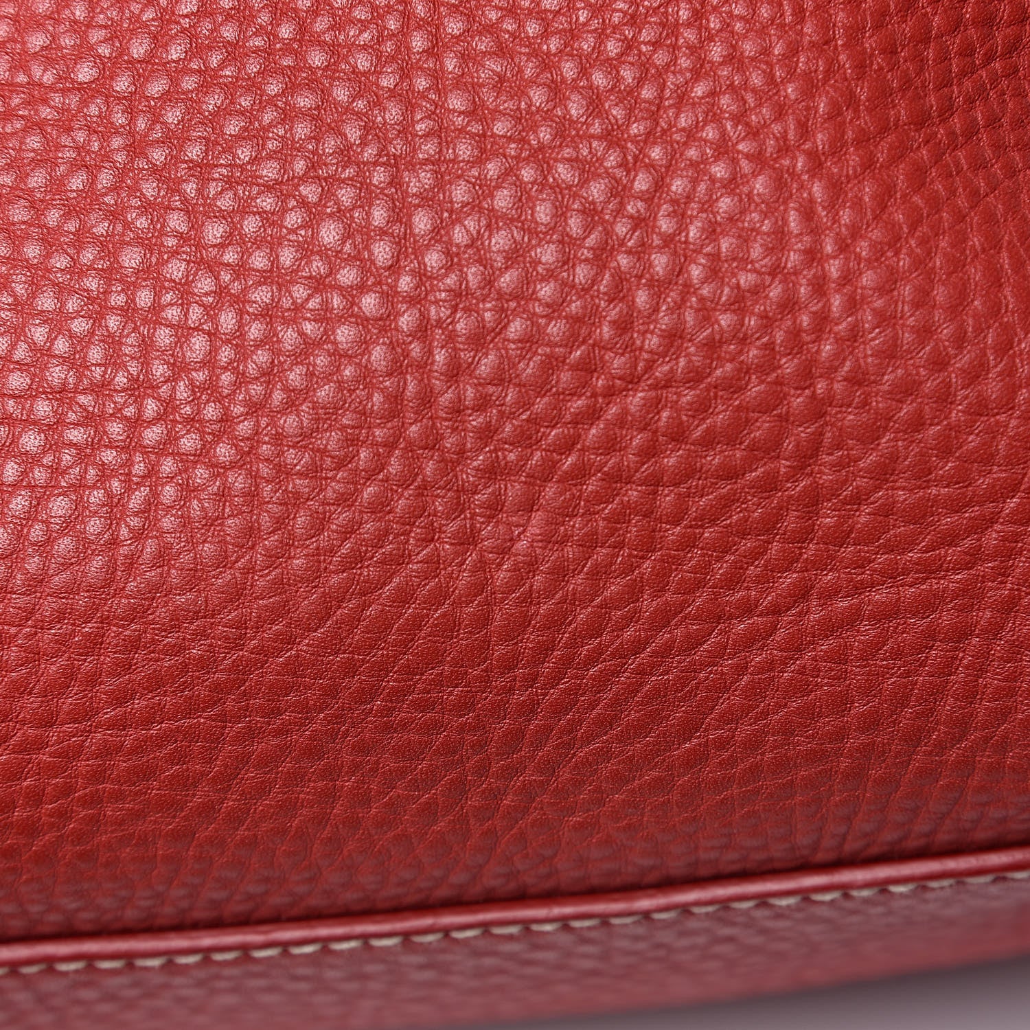 Prada Vitello Daino Top Handle Shoulder Bag Rosso 14 of 14